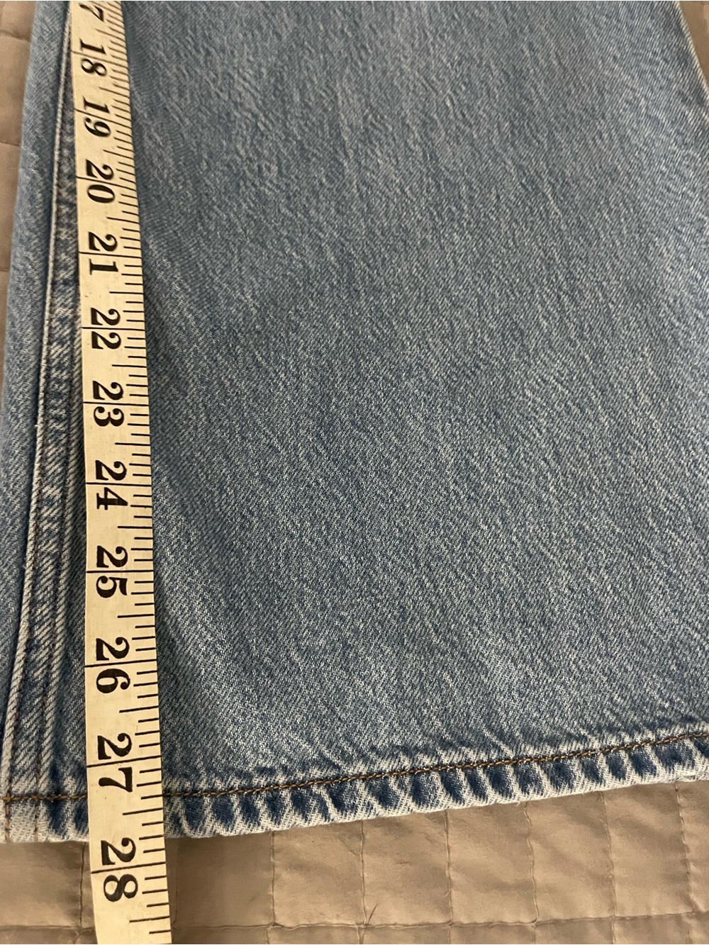 Abercrombie Fitch Jeans The Wide Leg High Rise Denim Jeans SZ 24 - Picture 14 of 16